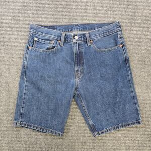 Levi's 405 Denim Shorts Jorts Men's 34 Blue Regular Fit Medium Wash 10 Inseam